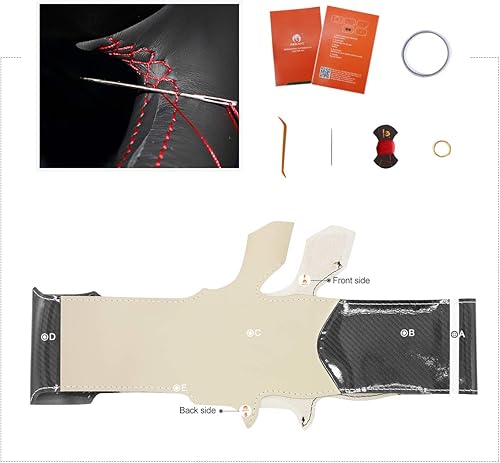 Miniatura 2 de MEWANT Funda de volante de automóvil personalizada PU fibra de carbono microfibra cuero volante para Hyundai Genesis Coupé 2010-2016