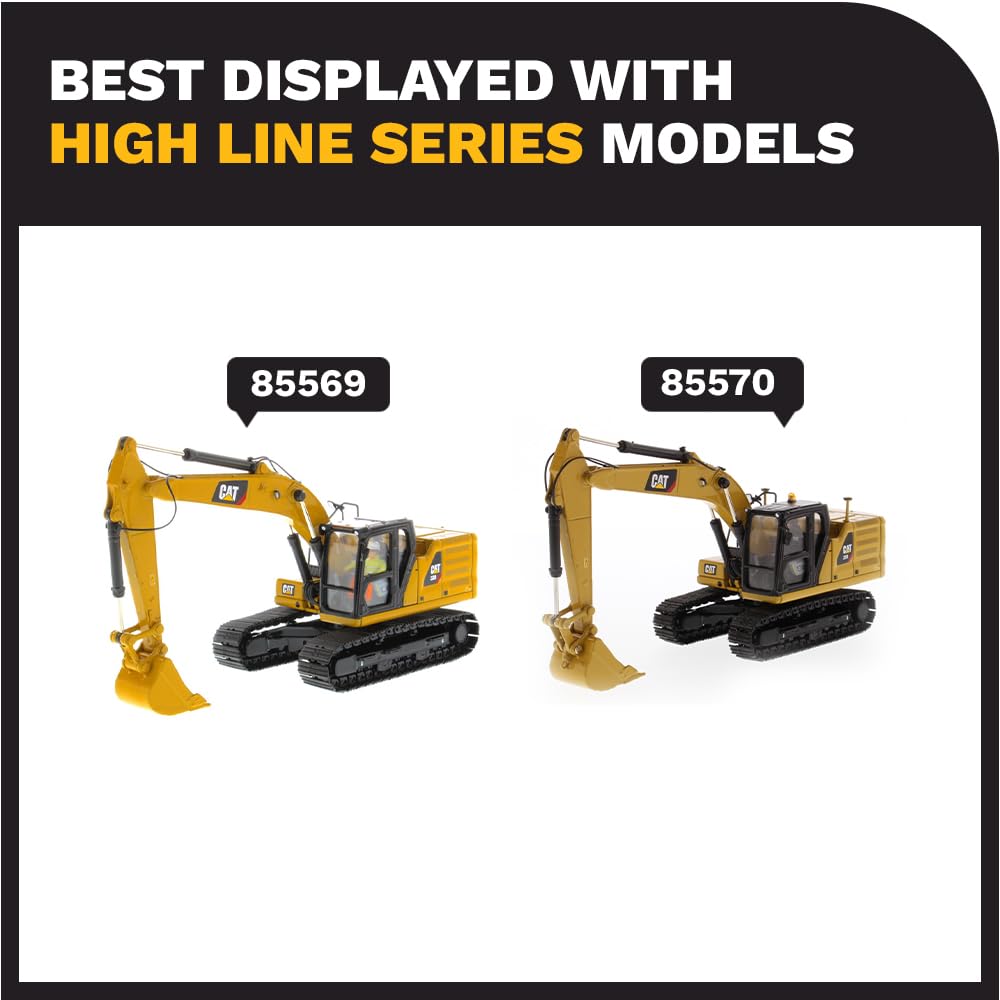 Diecast Masters 85571 - Escavatore Caterpillar 323, Scala 1:50, Circa 18,3 x 6,3 x 8 cm, dai 14 Anni in su