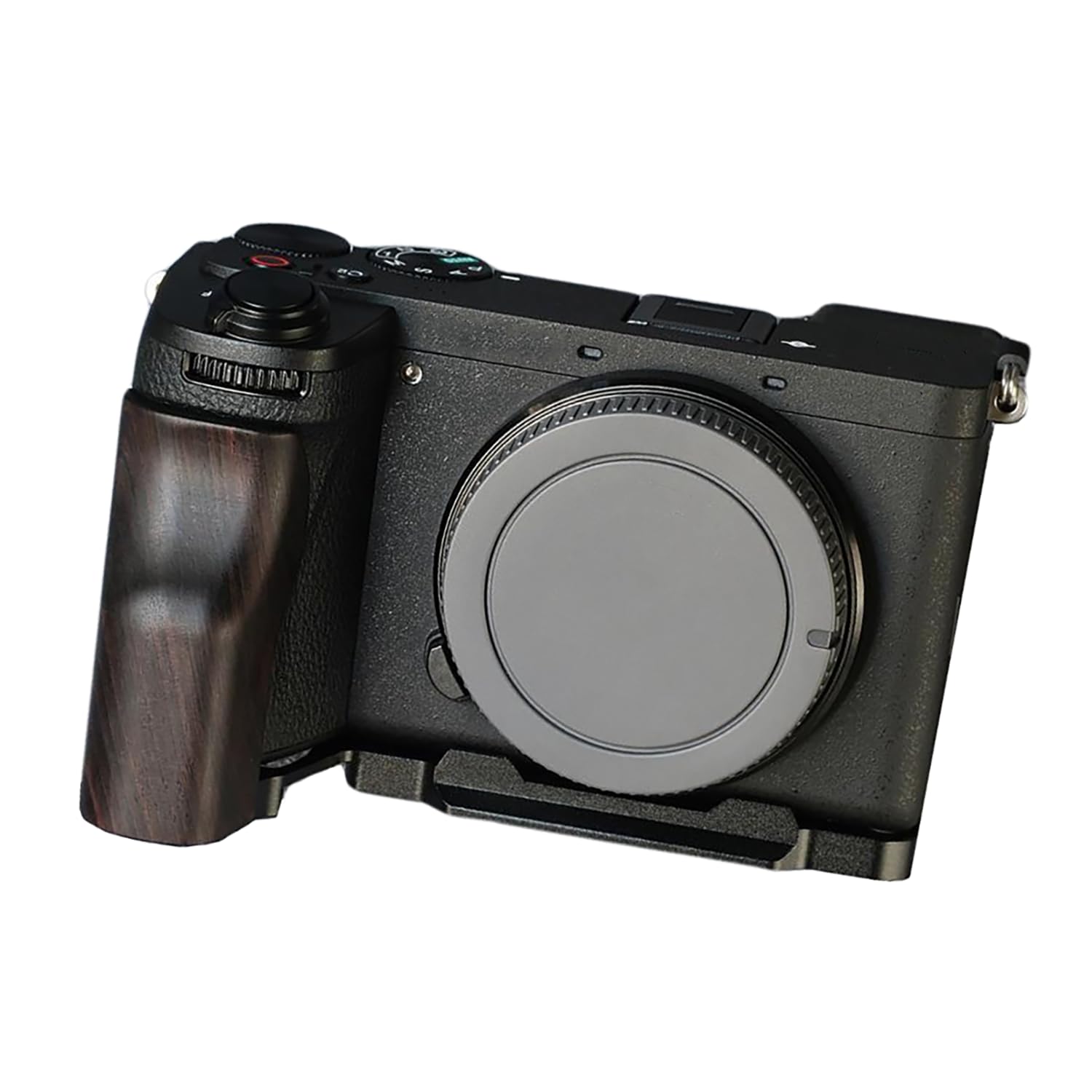 Amazon | SONY A6700 専用 カメラウッドグリップ 高級檀木材 木製