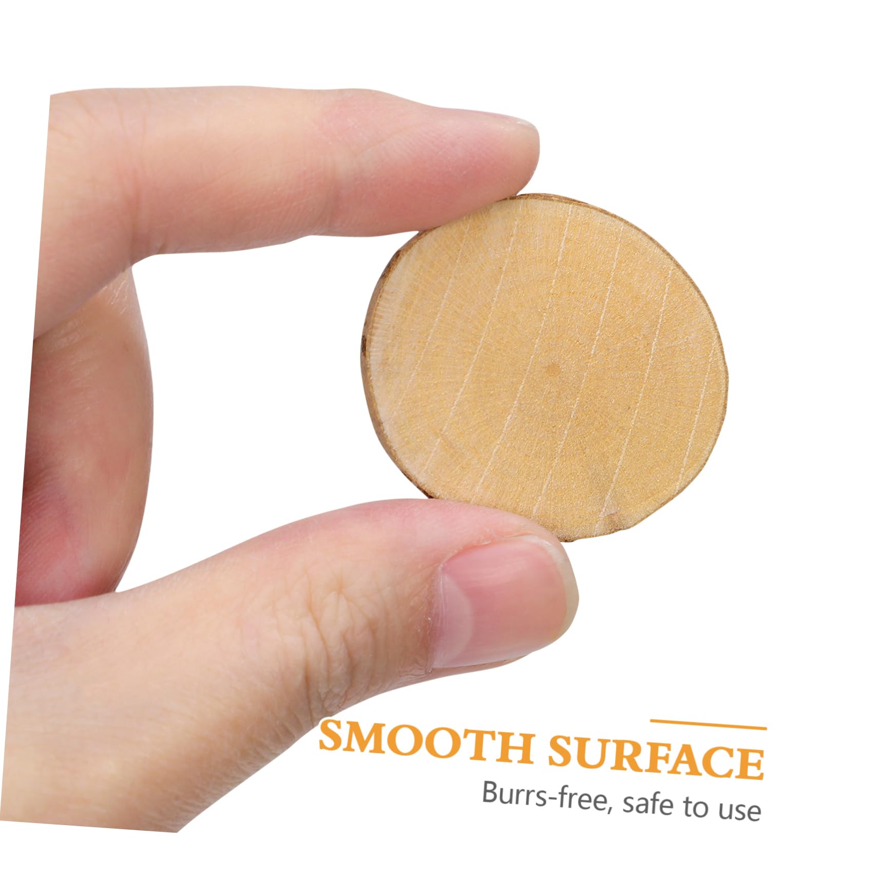 ifundom 10 Sets Naturholzscheiben Runde Holzscheiben Holzscheiben Untersetzer Für Handwerk Heimdekoration 1 5–3 Cm 100 Stück * 10