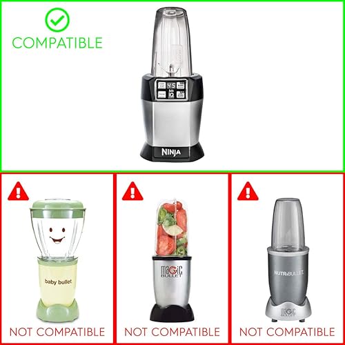 Miniatura 6 de Nutri Ninja - Tapa de boquilla 528KKUN100 para Nutri Ninja BlendMax DUO con Auto-iQ Boost