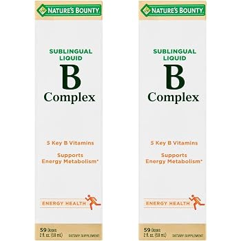 Amazon Com Nature S Bounty Vitamin B Complex Sublingual Liquid 2