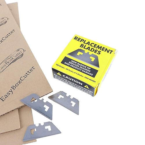 Cuchillas de repuesto para cortador de cajas de 2 pulgadas (100 unidades) disponible en Yaxa Venezuela