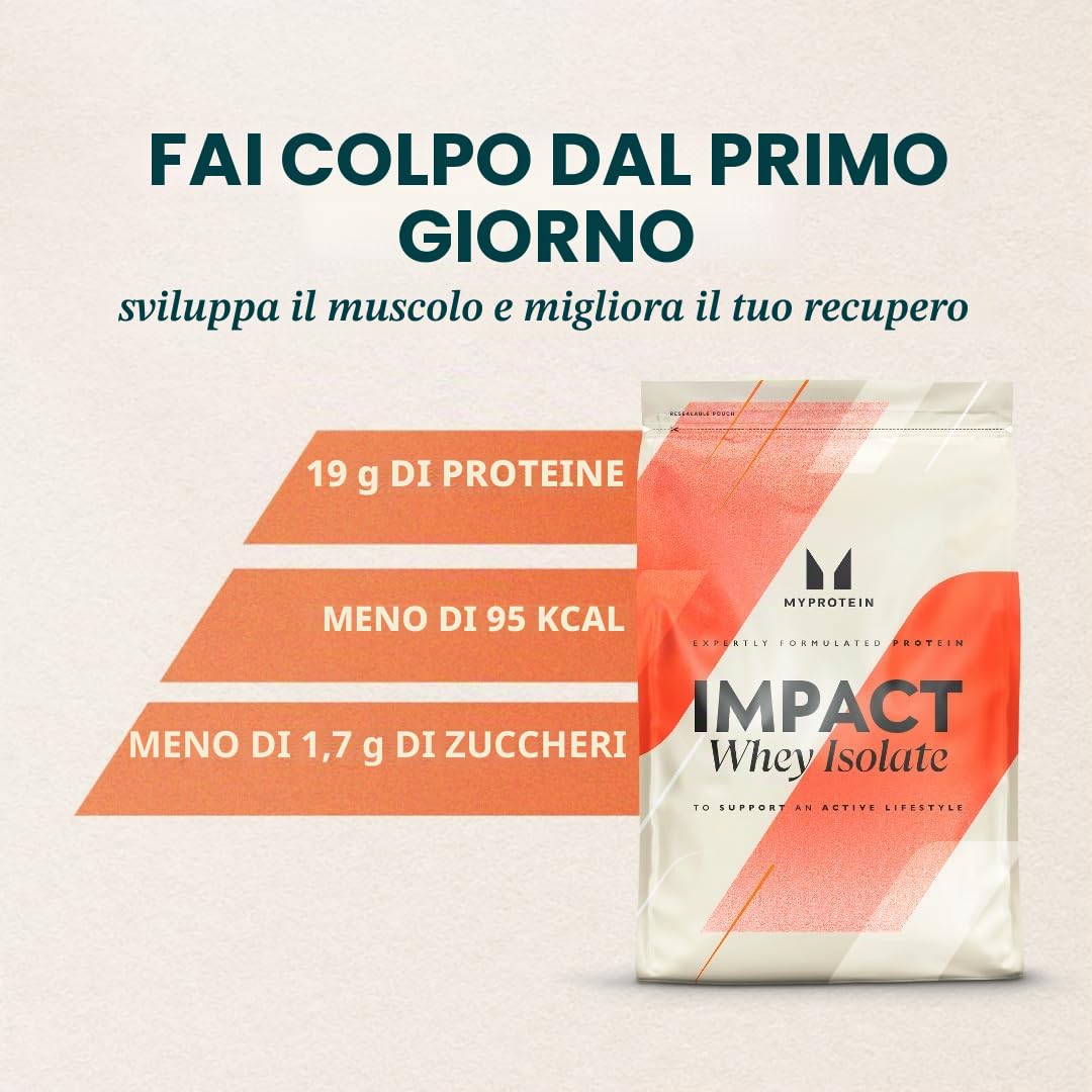 Myprotein Impact Whey Isolate Natural Vanilla 2.5kg - 1000 g