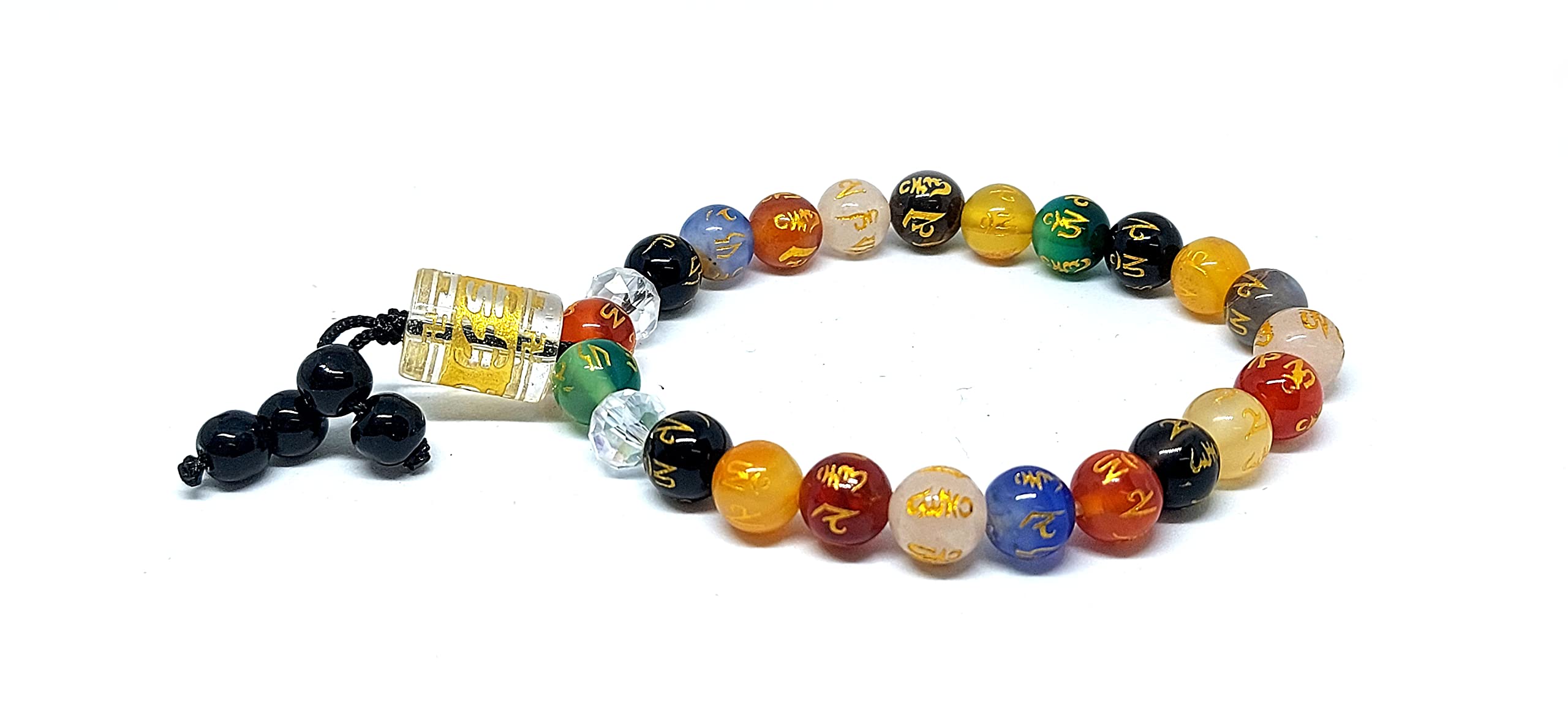 See full amazon price history chart for ASTROGHAR Auspicious Buddhist Mantra Om Mani Padme Hum Mantra Engraved Multi Color Charm Stretch Bracelet For Men & Women Reiki Healing ASTROGHAR Auspicious Buddhist Mantra Om Mani Padme Hum Mantra Engraved Multi Color Charm Stretch Bracelet For Men & Women Reiki Healing (B09L53JKQ7) Amazon Price History, Amazon Price Tracker