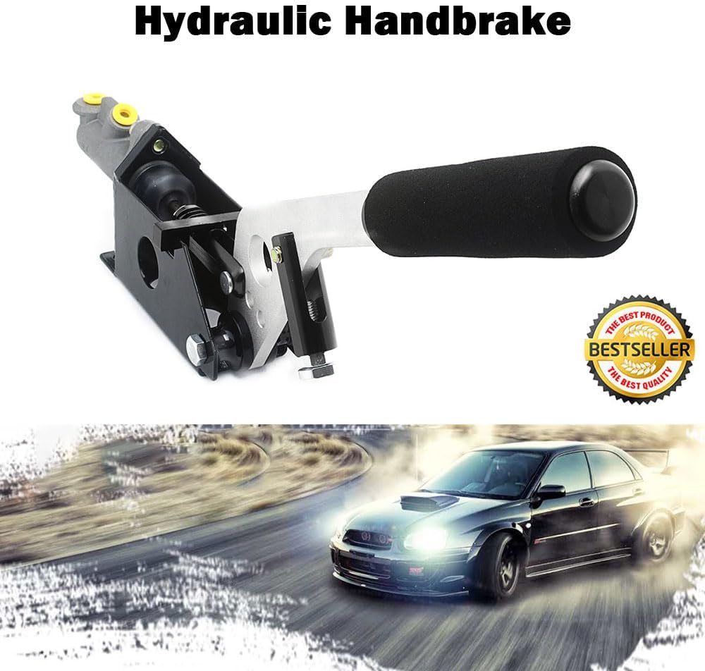 Universal Racing Hydraulic Handbrake Drift E-Brake Handle Parking Emergency Brake Gear Lever with Oil Tank Black