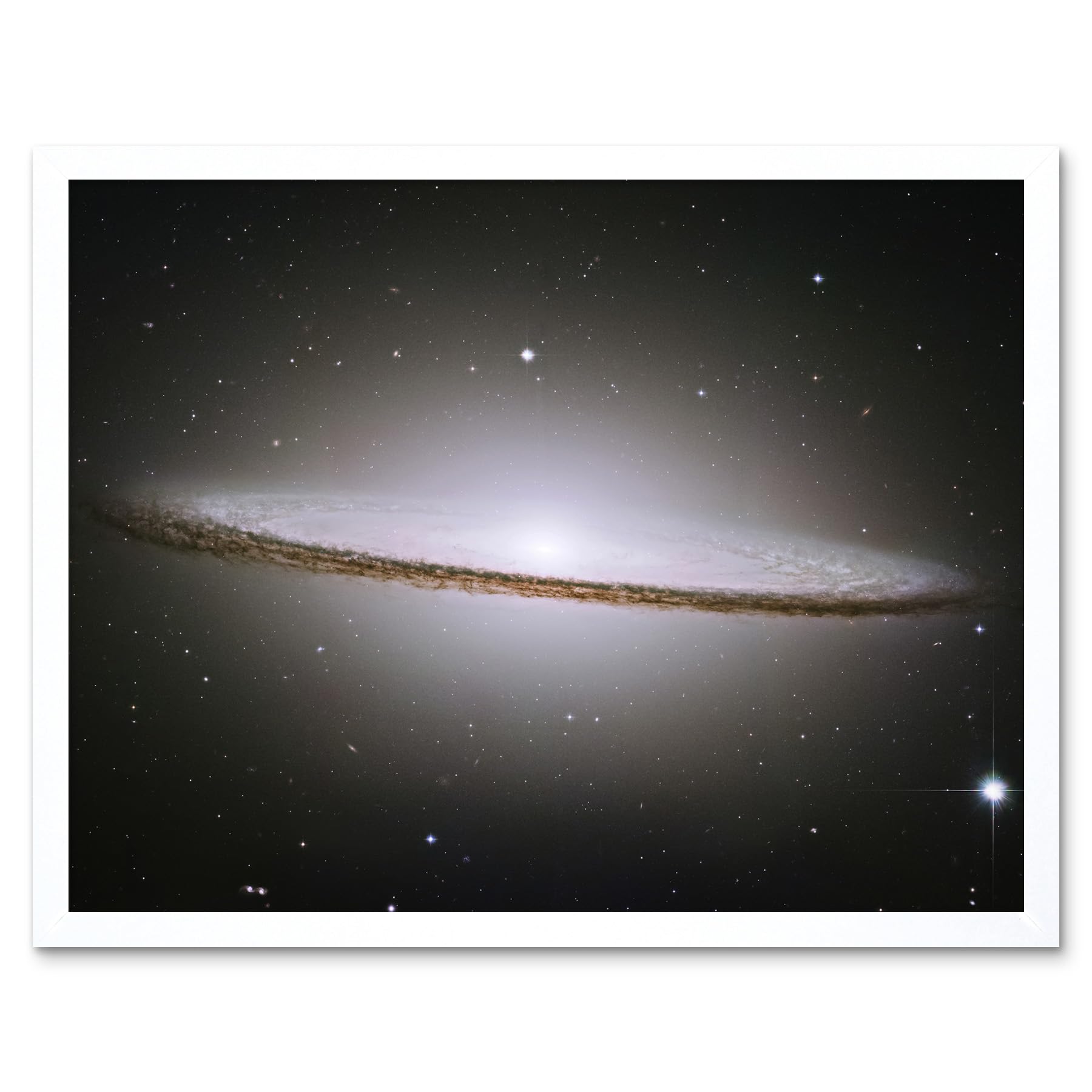 Artery8 Hubble Space Telescope Sombrero Galaxy M104 Art Print - W12xH16 inch
