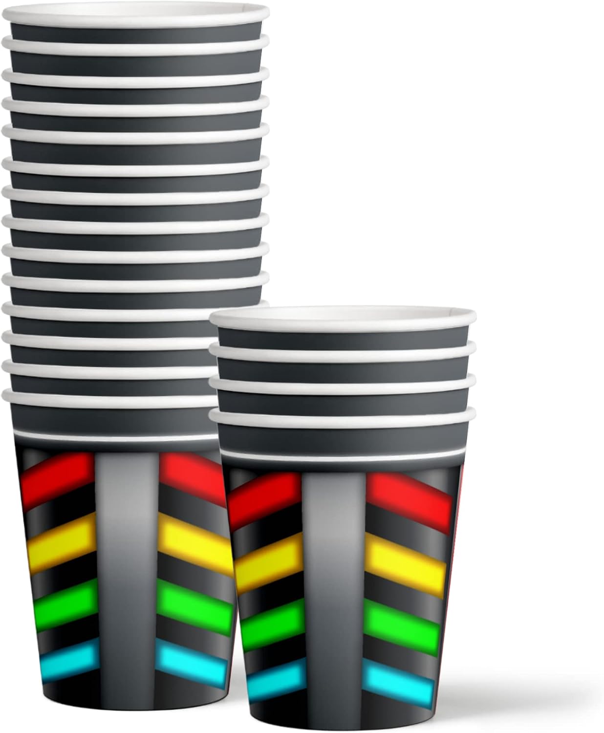 Laser Tag Birthday Party Supplies Set Plates Napkins Cups Tableware Kit for 16 image 3