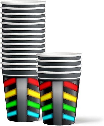 Miniatura 3 de Juego de suministros de fiesta de cumpleaños con etiqueta láser platos servilletas vasos kit de vajilla para 16