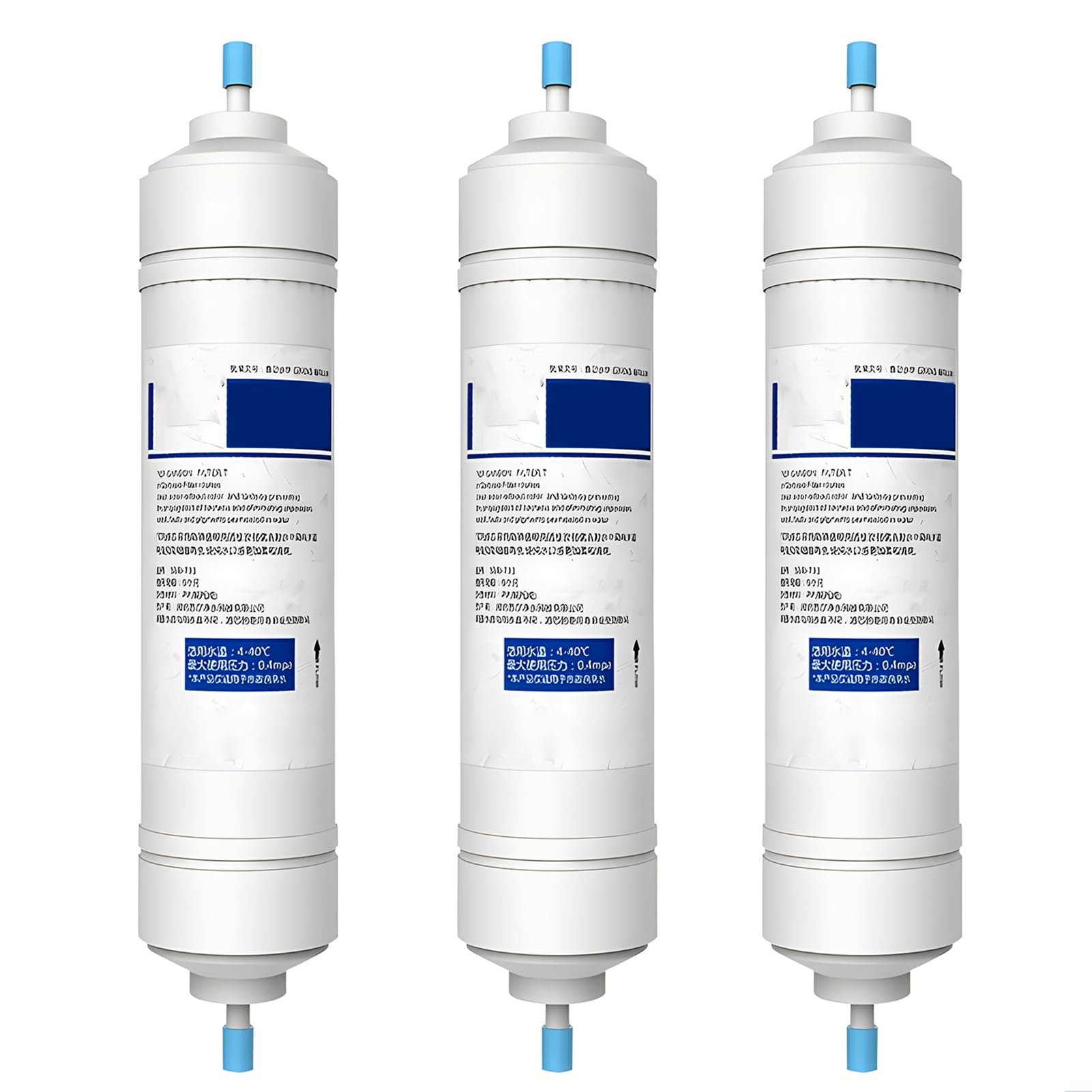 Filtre à eau post-actif T33 de 10 pouces avec charbon actif haute densité pour filtration pure