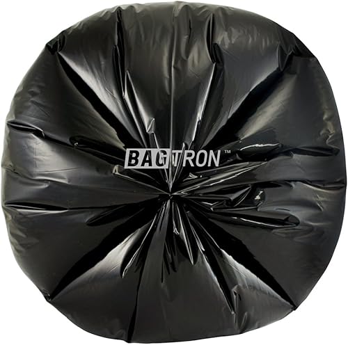 Miniatura 7 de 1000 bolsas para bote de basura, negro natural, 7, 10, 12, 16, 20, 30, 33, 40, 45, 55 y 60 galones, Negro, 100