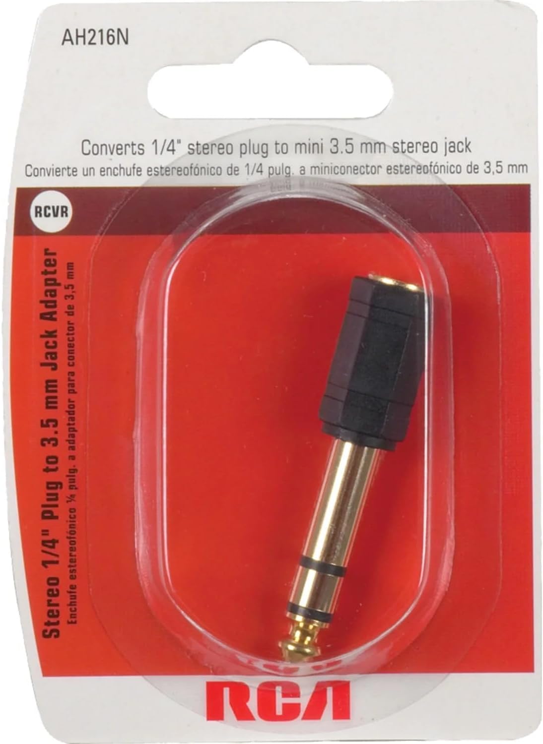 RCA AH216 Stereo Headphone Adapter Plug