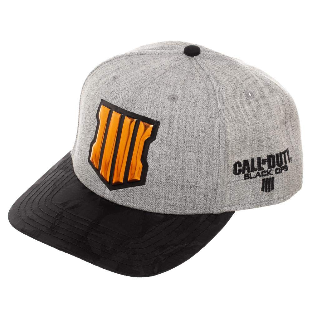 BioworldGrey Call of Duty Black Ops 4 Snapback Hat Fan Accessory