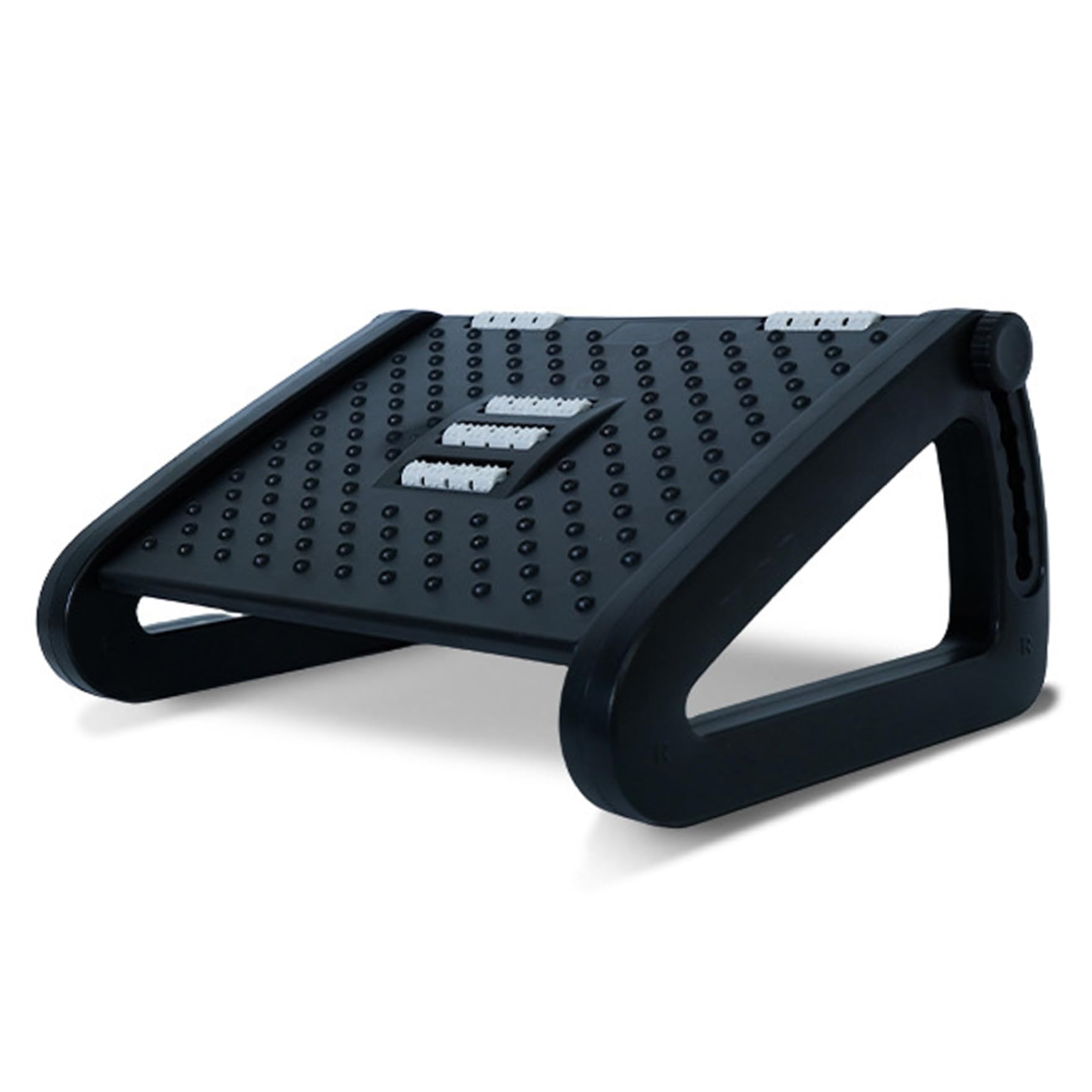 Reposapiés de Oficina Altura Ajustable Antideslizante Ergonómico Reposapiés Debajo del Escritorio con Masajeador Rodillo Taburete de Enfermería para Alivio de Presión en la Oficina