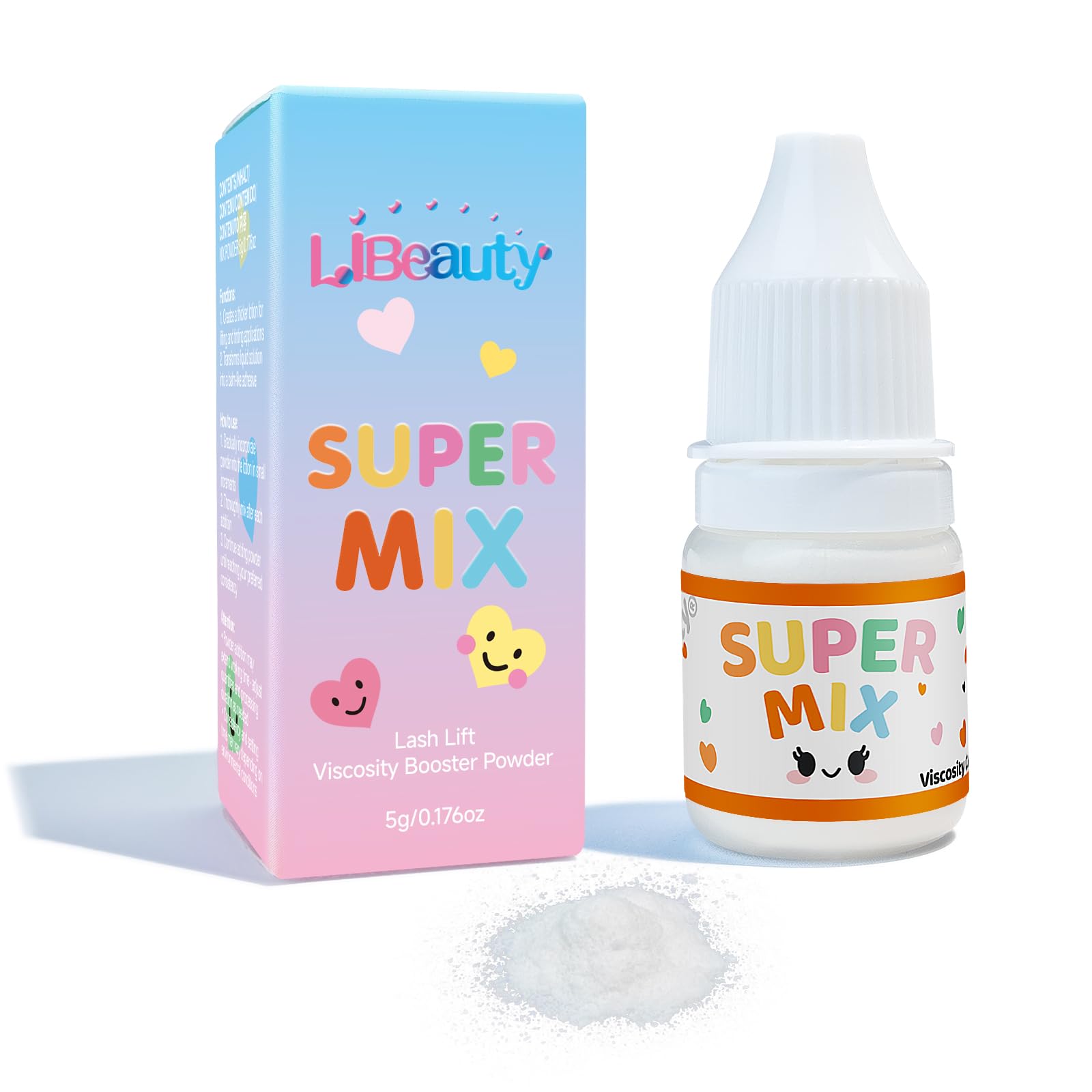 Libeauty Korean Lash Lift Powder, Super Mix for Glueless Eyelash Perming