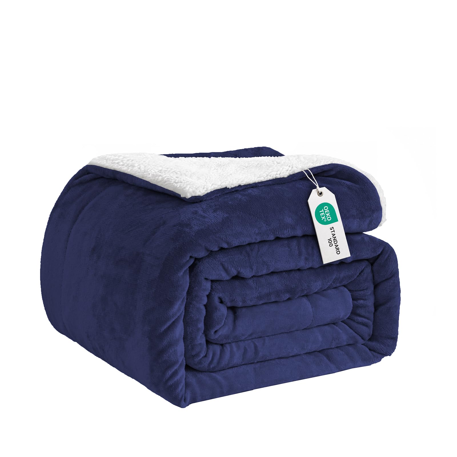 Good Nite Plaid Polaire 200x230 cm Couverture Sherpa Chaud et Doux Canape