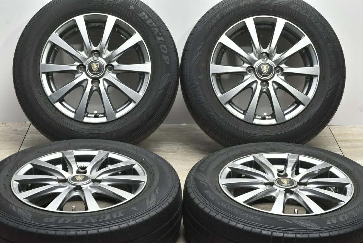 Amazon | 中古 タイヤホイール 4本セット 14インチ 4.5J +45 175/70R14  