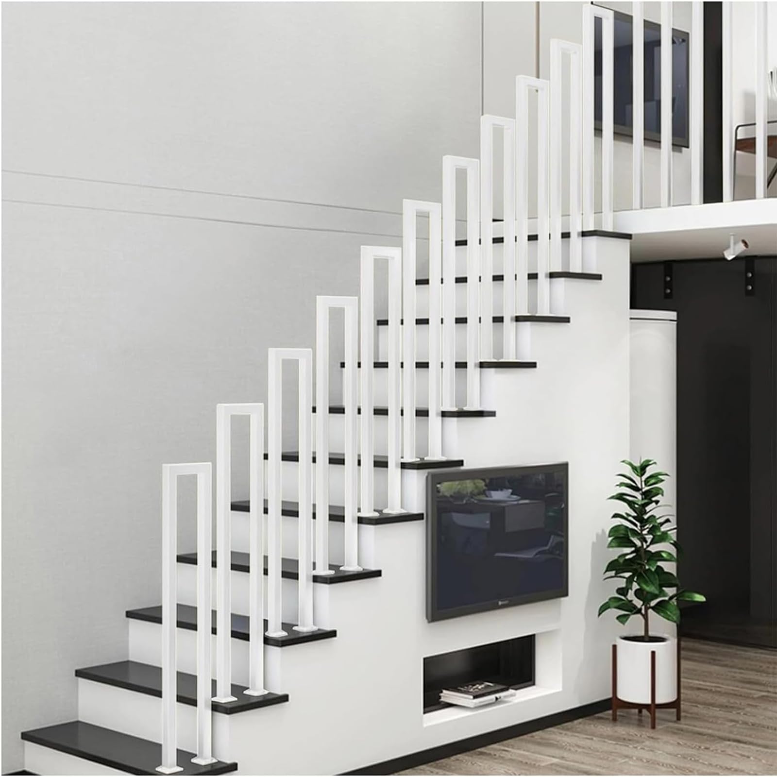 Main courante de 90 cm en U : évitez les chutes dans votre escalier et balcon