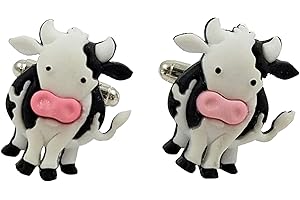Cow Tie Pins, Lapel Pins, Earrings, Cow Jewelry
