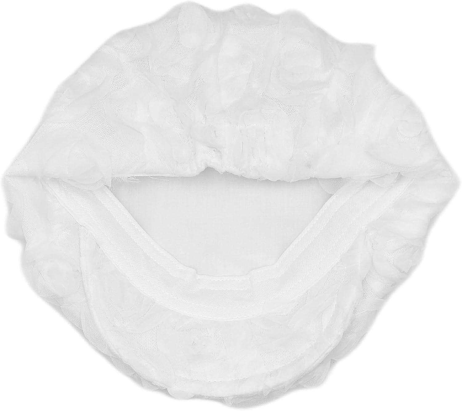 Women's 3D Rose Flower Newsboy Cap Vintage Beret Style Organza Cabbie Hat Elegant Floral Cap for Tea Party Wedding