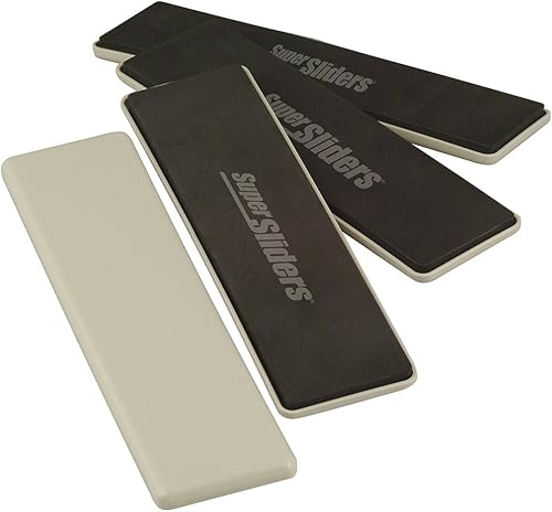 Miniatura 7 de SuperSliders - Deslizador para muebles reutilizable, para superficies duras (4 unidades), 2-12 pulgadas x 9, rectangular, 4703795N