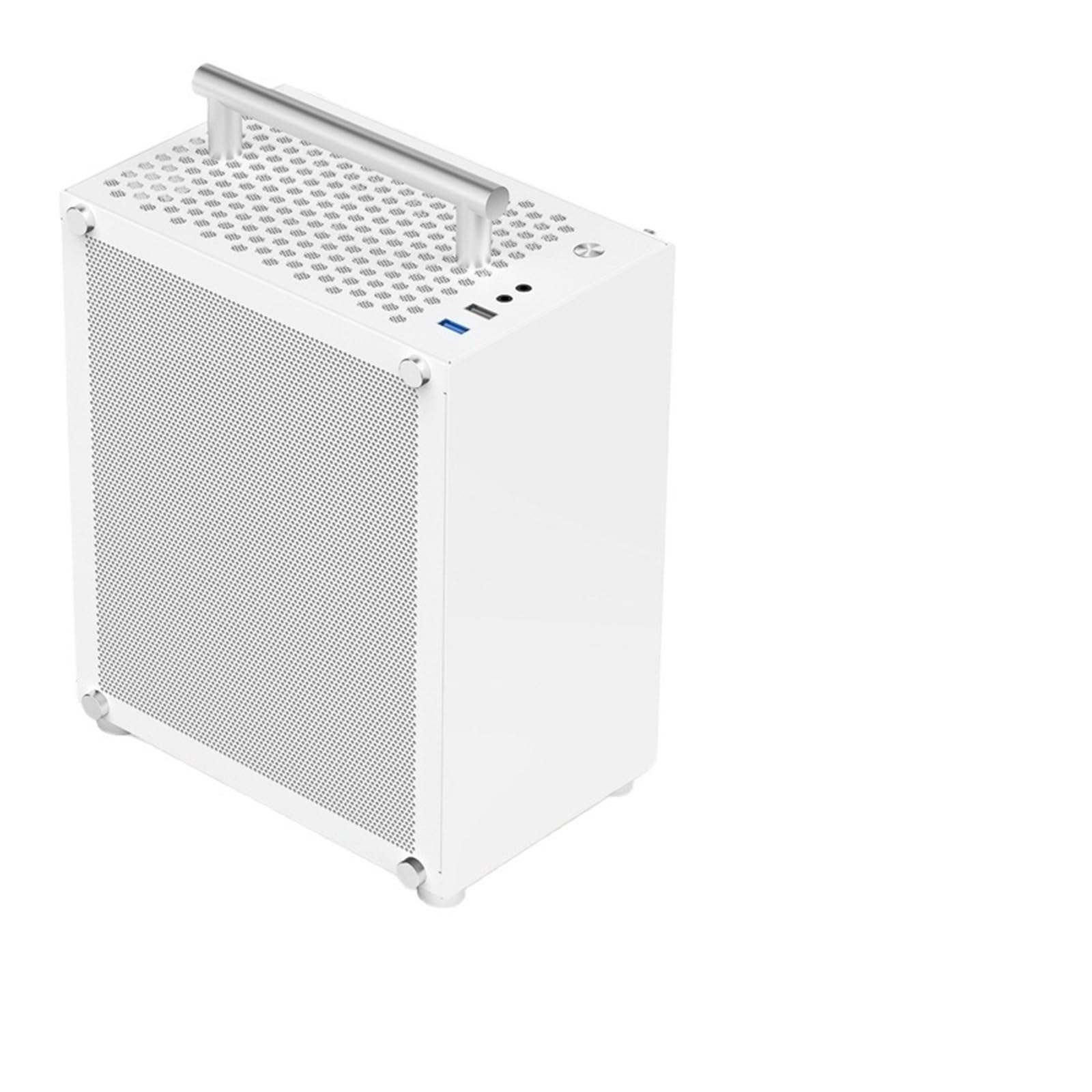 T40 Mini ITX czarna obudowa 7L obudowa komputera do gier kompaktowa przezroczysta PC obsługa SFX PSU/70 mm chłodnica/GPU 206 mm