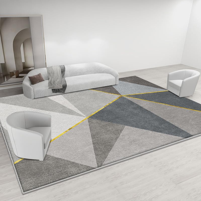 Tapis de sol moderne chic pour salon et chambre chaleureuse