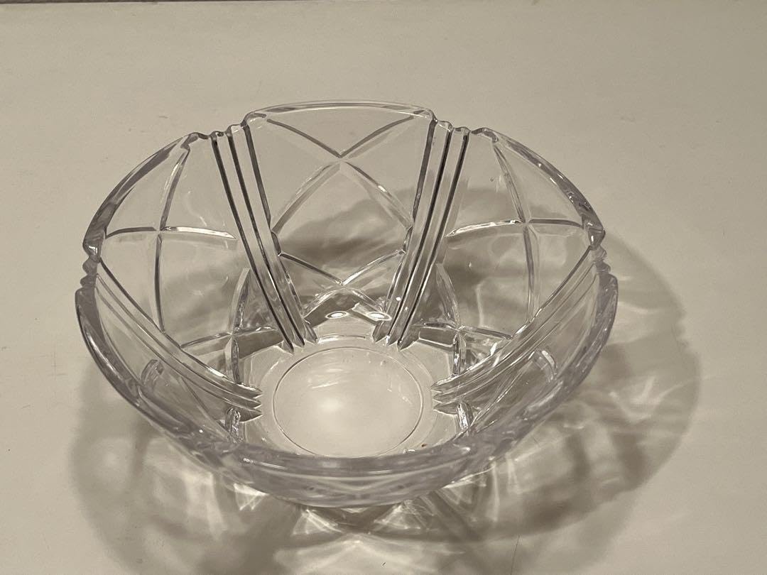 Amazon.co.jp: 昭和レトロ カットガラス ガラス食器 フルーツ皿