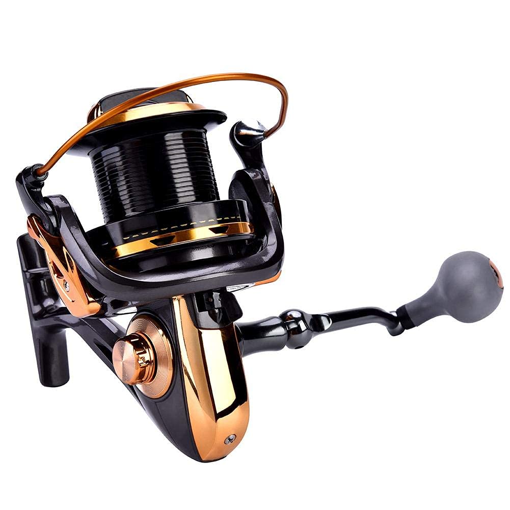 1 Pc Moulinet De Pêche, 12 + 1BB Métallique Casting Mer Moulinet De Pêche À Haute Vitesse Spinning Reel Fishing Tackle Accessoires