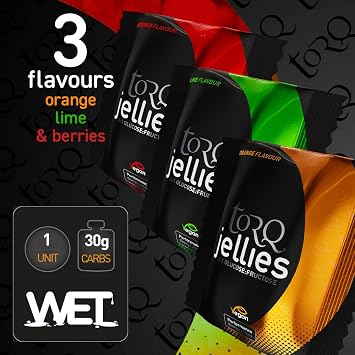 TORQ Energy Chews for Running - Fast-Release Energy Gummies for Cycling & Endurance Sports | High Carbohydrate Dual Glucose & Fructose Gels | Flavoured Vegan Jelly Soft Bites | 6x15