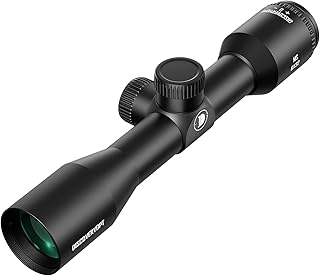 MS 6x32 Compact Rifle Scope, Shockproof Mil-Dot Reticle Scope for Spring Piston Air Rifle, Lightweight Hunting Riflescope, 22lr Scope, Airsoft Scope, Pellet Gun Scope - DISCOVERYOPT