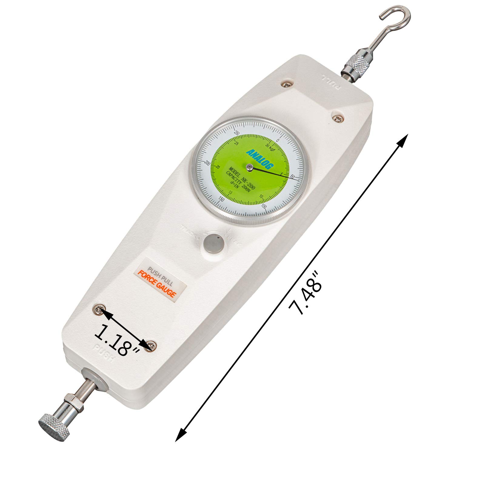 Buy VEVOR Push Pull Force Gauge NK200 Push Pull Gauge Mechanical Push