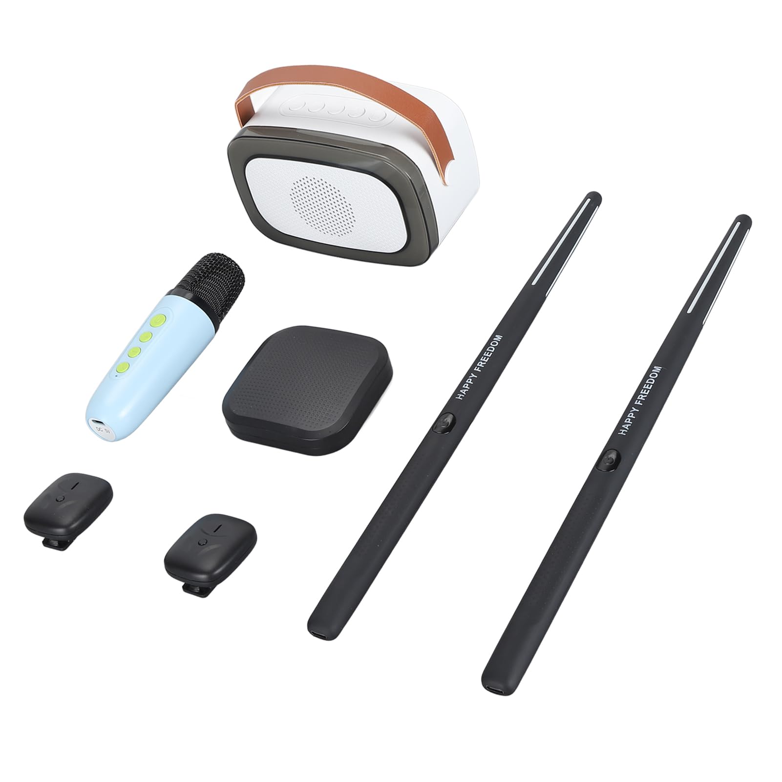 Tbest Set di bacchette portatili, movimento 3D, somatosensoriale, per realtà virtuale, ideale per e adulti a casa, ufficio, giardino all'aperto o