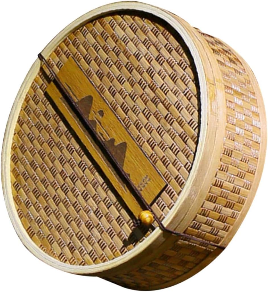 Cabilock 1pc Bamboo Tea Box Tea Bag Box Teabox Storage Containers Storage Puer Cake