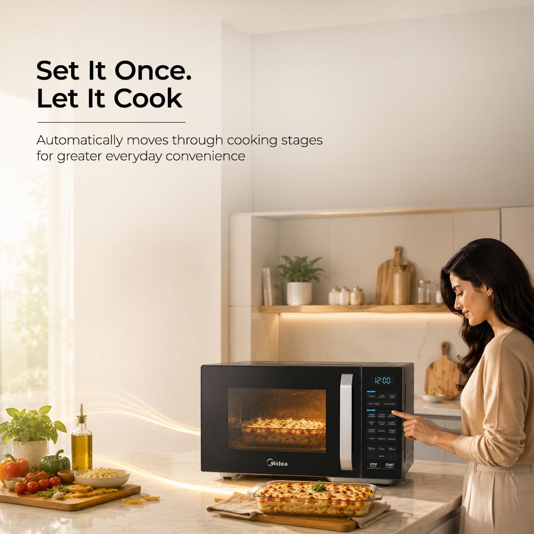 Midea 24L Convection Microwave - Grill & Air Fry -10 Midea 24L Convection Microwave - Grill & Air Fry -10