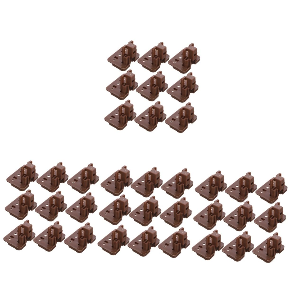 Hemobllo 40ensembles Glissières De Tiroir Et Guides De Central Accessoires De Remplacement Pour Cuisine Installation Facile Et