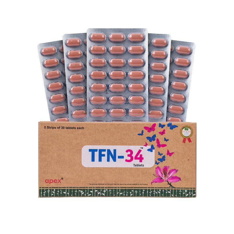 Image of Green Milk TFN 34 Tablets | Ayurvedic Thyroid & Metabolic Wellness Supplement | Supports Thyroid Balance, Hormonal Harmony & Healthy Metabolism | Helps Maintain Energy, Weight Balance & Daily Vitality | Herbal Thyroid Care Formula | 5x30 Tablets