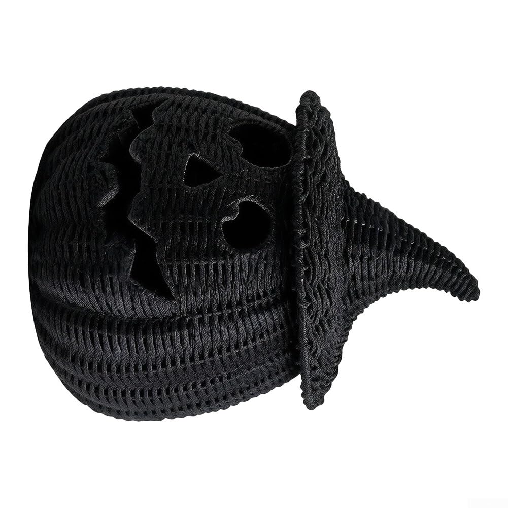 per lanterna Zucca Halloween Paglia Intrecciata Nera Volto Jack O
