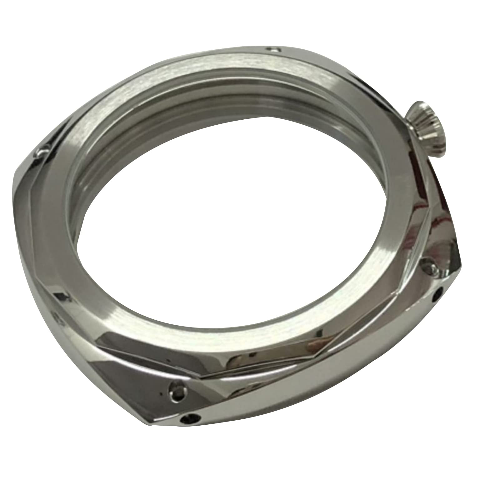 MOUDOAUER Stal nierdzewna 47 mm wymiana obudowy zegarka mechanizm naprawa części pasują do ETA6497 6498 do mewy ST3600 3621 akcesoria akcesoria do zegarków