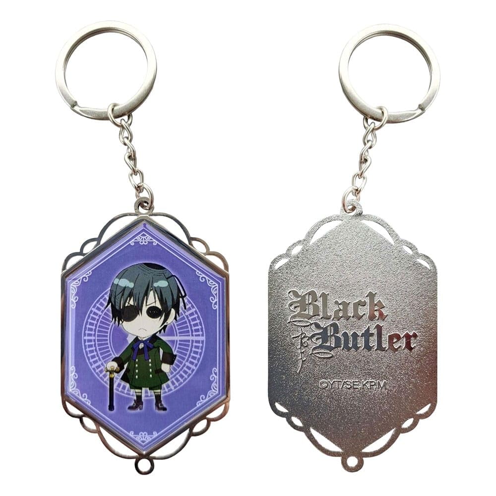 Black Butler Pvc Portachiavi Ciel Motive B Sakami Merchandise
