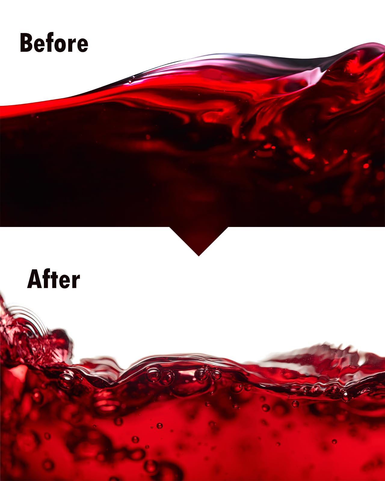 Red Electric Wine Decanter With One-Touch Pouring, Wine Aerator - View #2