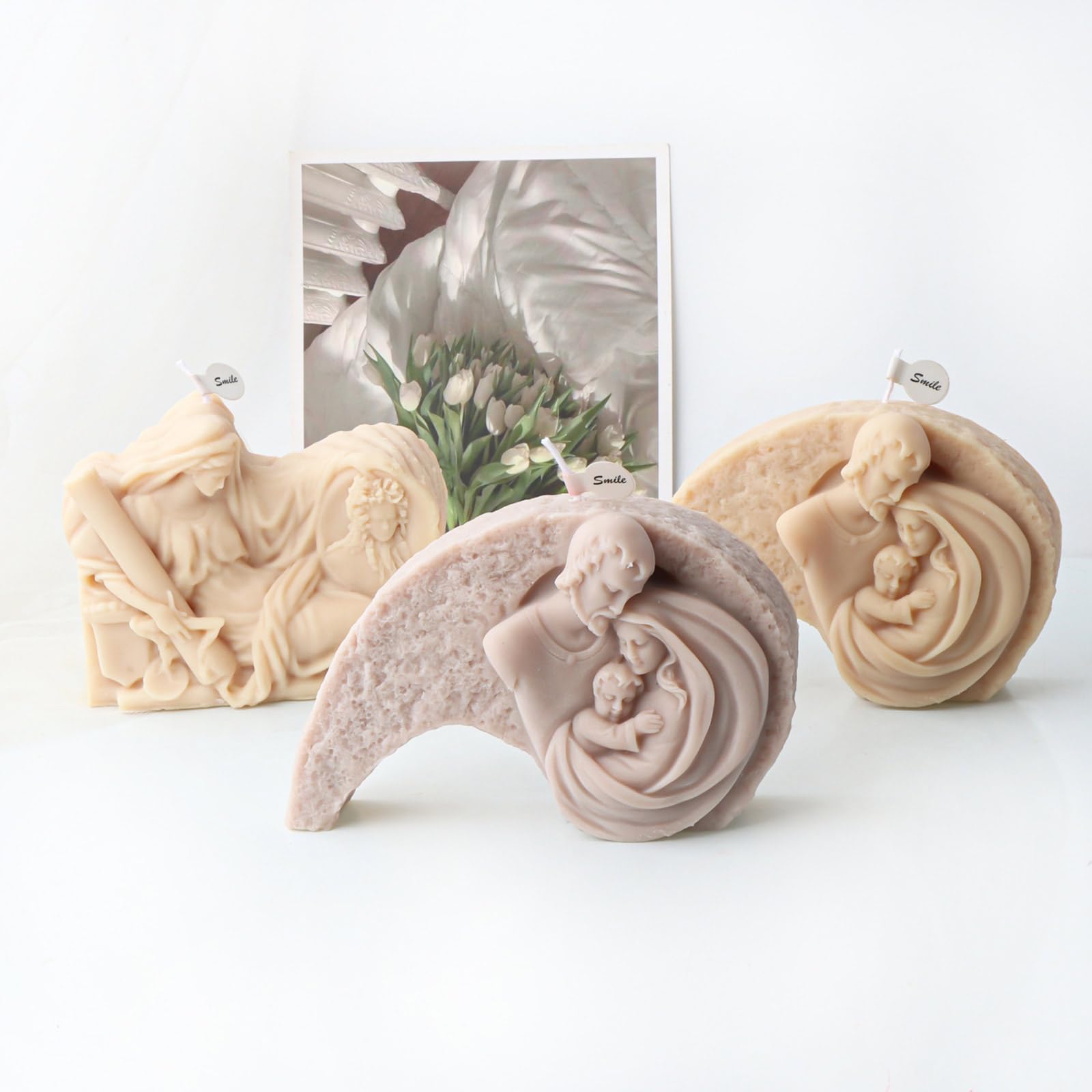 Stampo In Silicone Per Candela Uomo E Donna Abbracciati - Forma Astratta Per Resina, Gesso, Sapone - Regalo Romantico Fai Da Te - 2