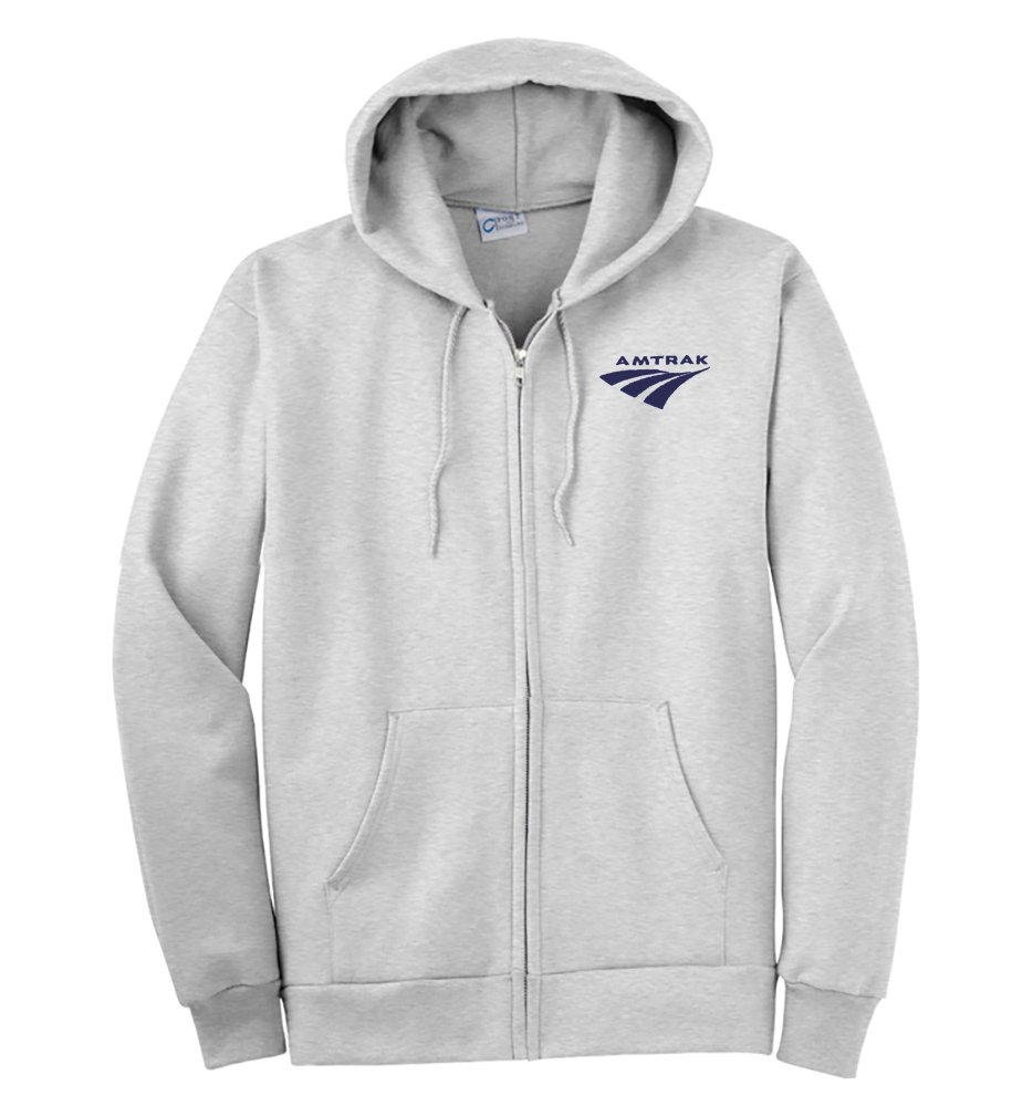 Amtrak Travelmark Zippered Hoodie Sweatshirt [252]