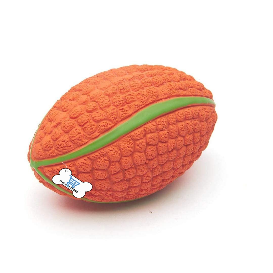 THE DDS STORE Dog Toy, Squeaky Dog Rugby Toy, Bounce and Fetch Dog Balls for Medium and Large Dogs - 1 Piece (B0BC48VN79) Amazon Price History, Amazon Price Tracker