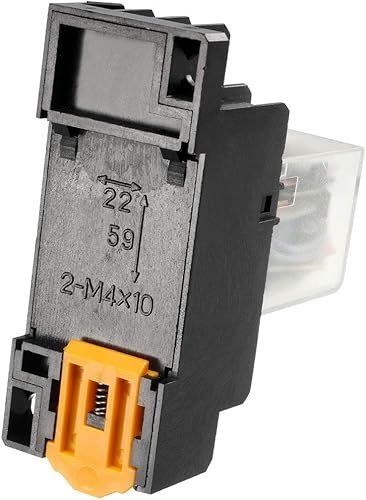 Miniatura 5 de uxcell Relé de potencia electromagnética, bobina AC110120V, luz indicadora roja de 11 pines 3P3T relé de potencia electromagnético de uso general +