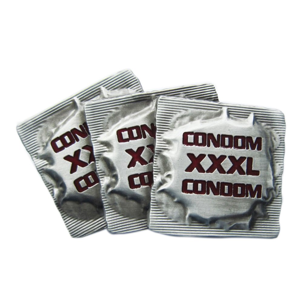 Urban Backwoods XXXL Condom III Belt Buckle