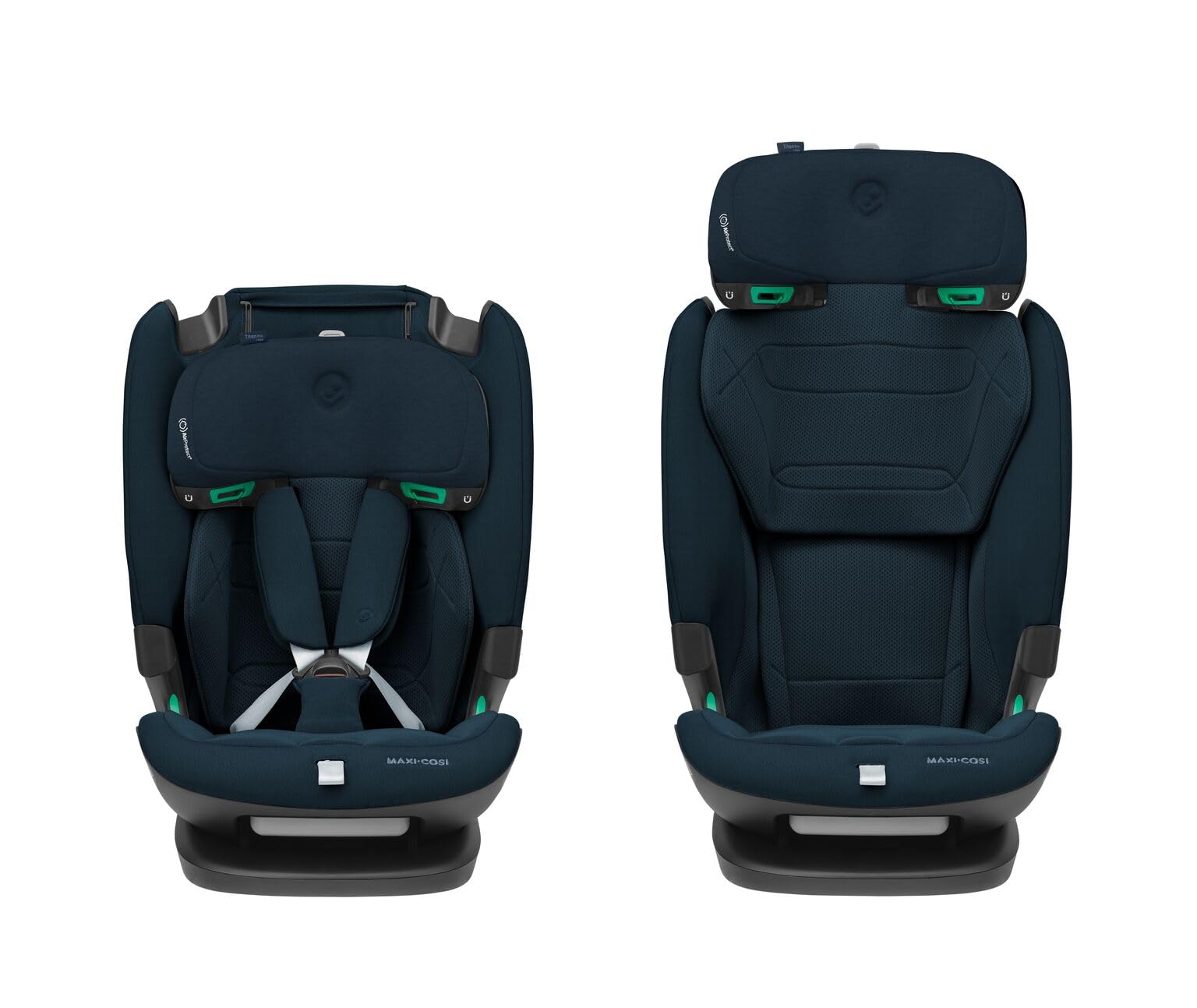 Maxi-Cosi Titan Pro² i-Size Kindersitz, 76-150 cm, 15 Monate-12 Jahre, G-CELL-Seitenaufprallschutz, ClimaFlow, 4 Liegepositionen, Authentic Blue