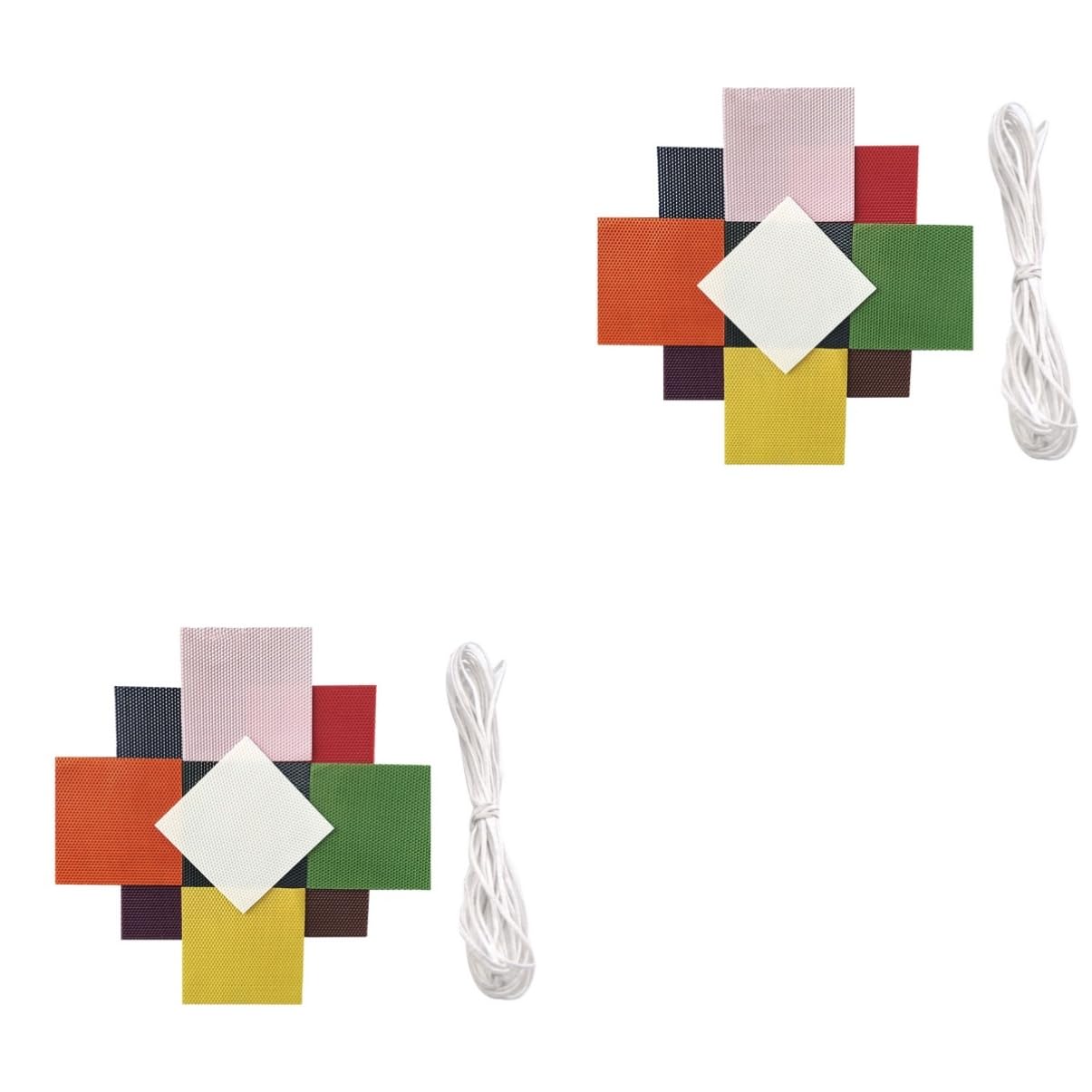 20 Pcs Accessory Candles Cube Colors for Candle Making Buzzywaxx Raw Material Beewax Raws Beekeeping Tools Coffin Silicone Mold Candles Cotton Wax Core Wax Film Candle Wax Beeswax