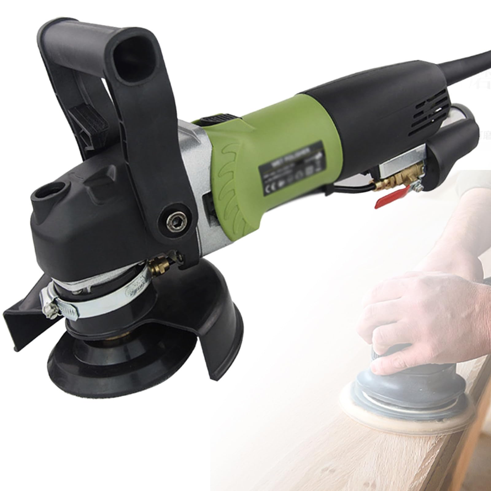 Sjyclaviger Countertop Concrete Polisher, Wet Polisher 800w, Wet And Dry Marble Stone Mill Polishing, 6 Variable Speed, For Granite Marble Concrete Stone Tile Lower-A