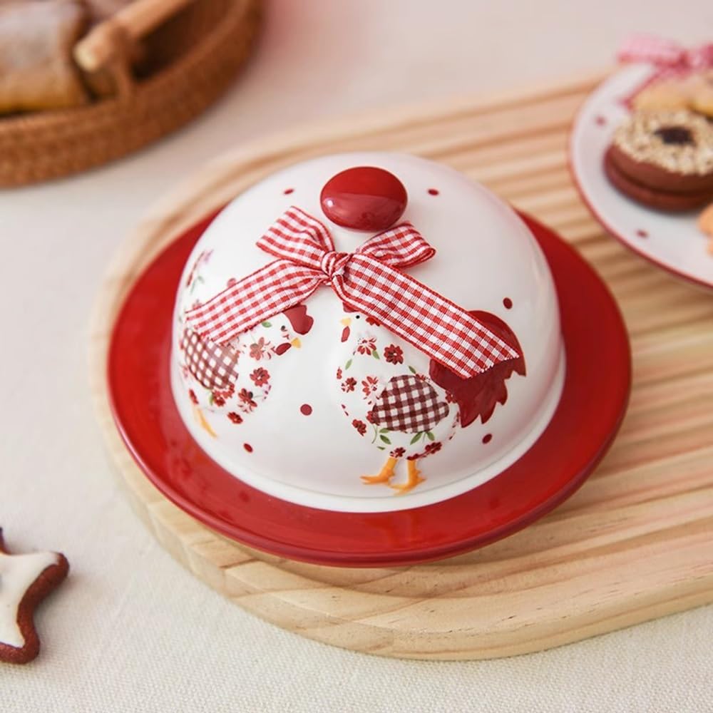 Cucina Piatto da burro in ceramica decorativo Dim Sum